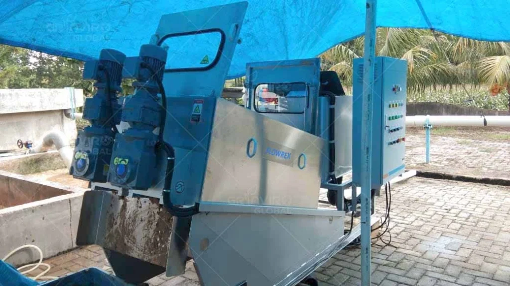Multi Plate Screw Press untuk pengolahan limbah kelapa sawit