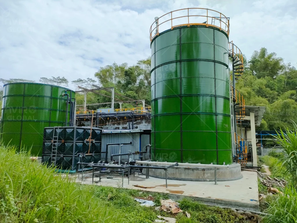 Wastewater Treatment Construction in dairy industry