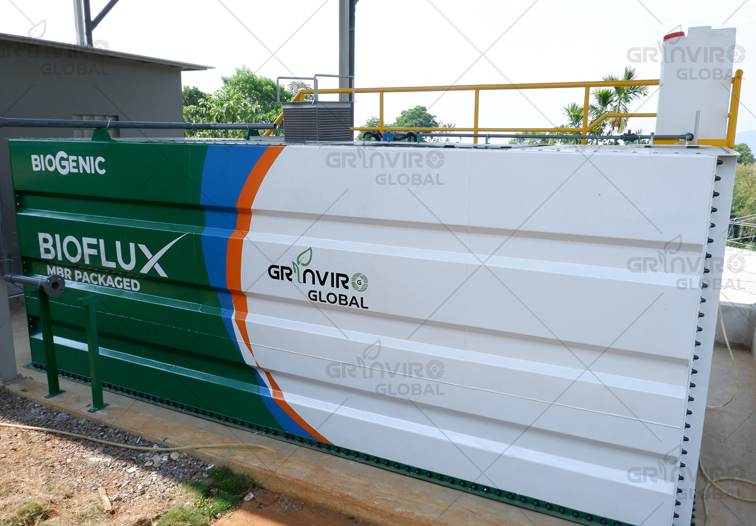 sewage storage tanks for sewage treatment system